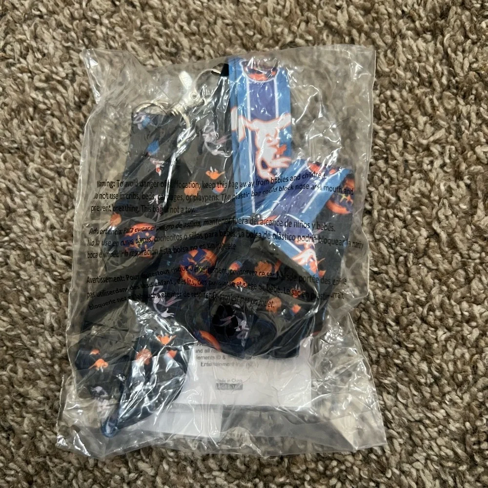 NEW SPACE JAM TUNE SQUAD JERSEY ID BADGE HOLDER BREAKAWAY LANYARD